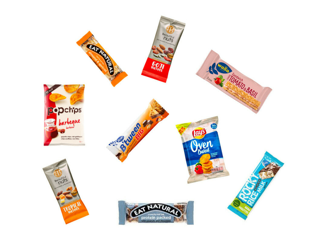 Gezonde snacks voor in de Junea snacks automaat