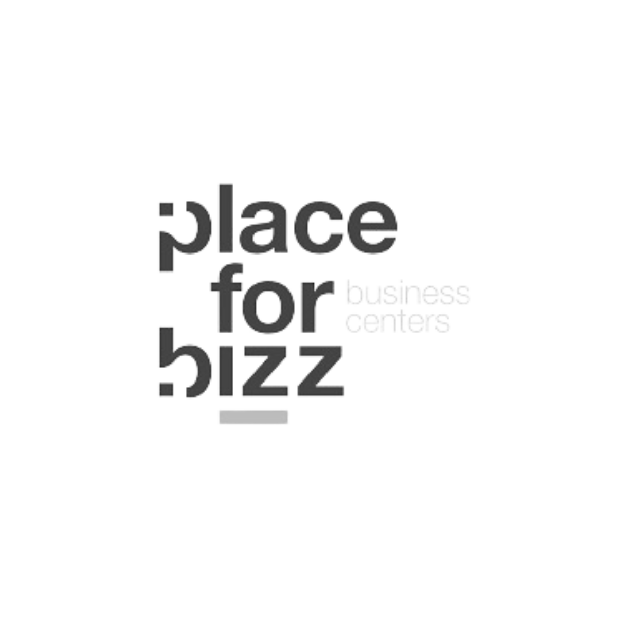 co-working logo - place fot bizz